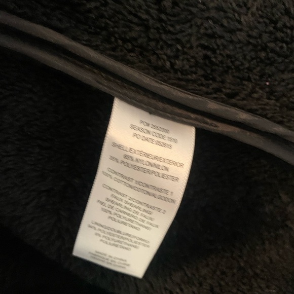 Splendid Mixed Media Teddy Wool Leather Wrap Jacket Size Medium - Picture 8 of 10